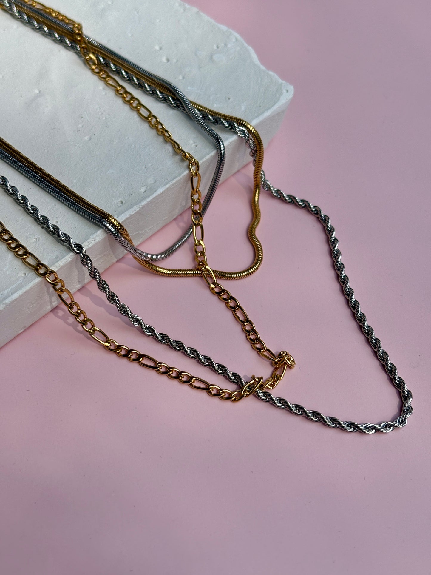 Round Snake gold/silber
