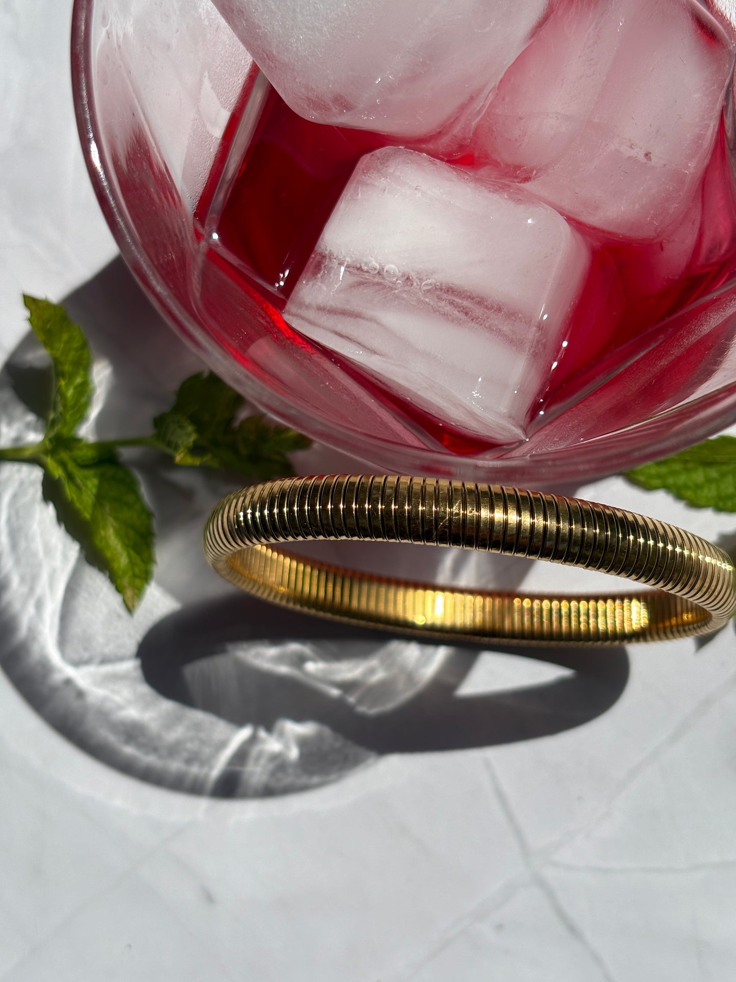 Elegantes Stretch-Armband – 18K vergoldet