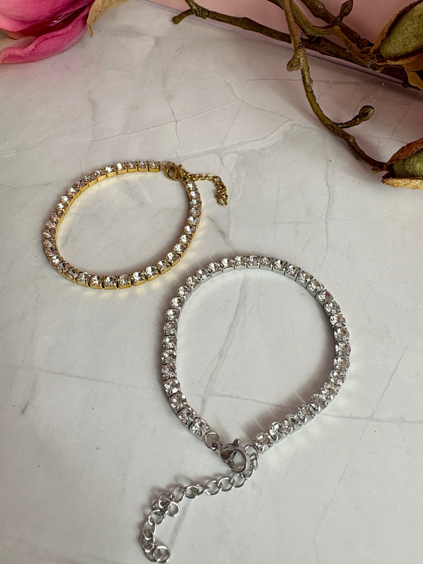 Tennisarmband 3 & 4 mm