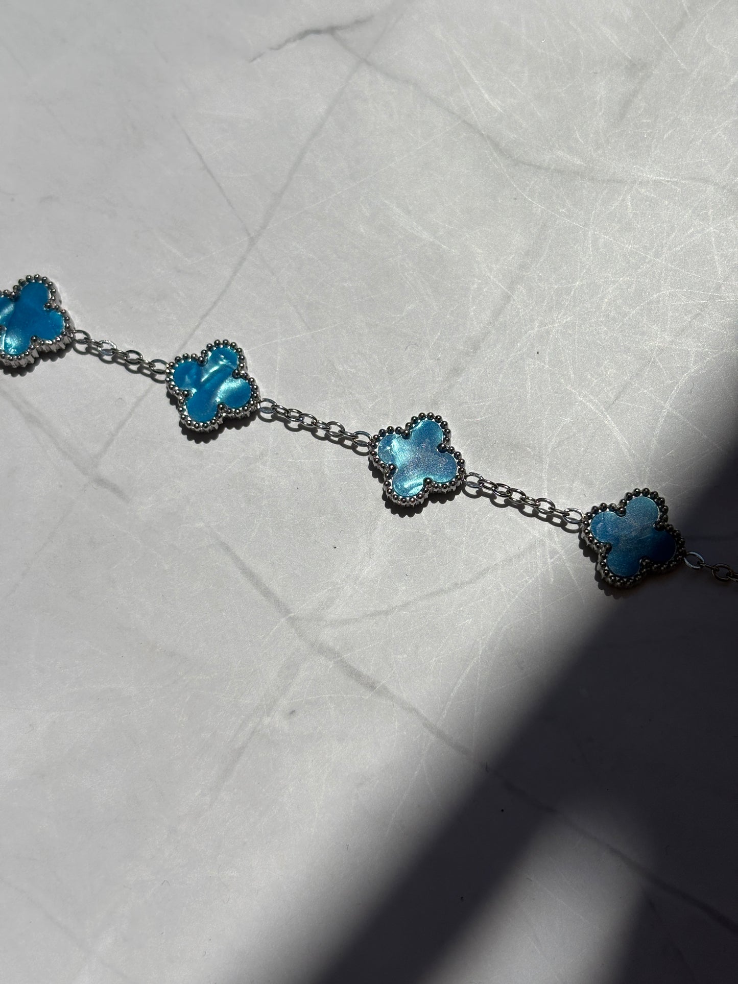 Clover Blue/gold/silber
