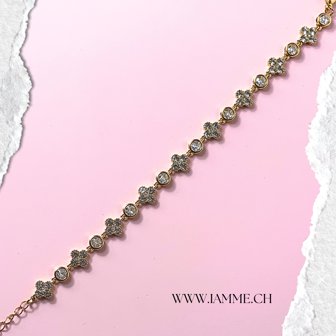 Sparkle Clover Bracelet