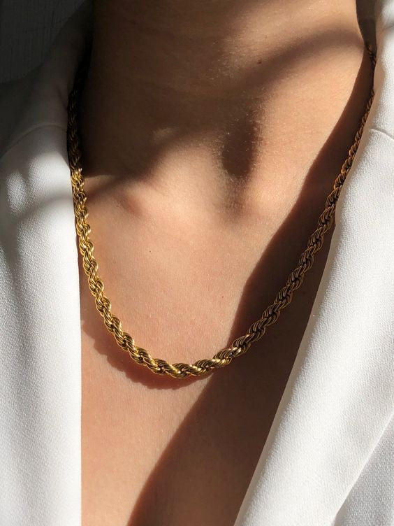 Golden Rope Chain 14k