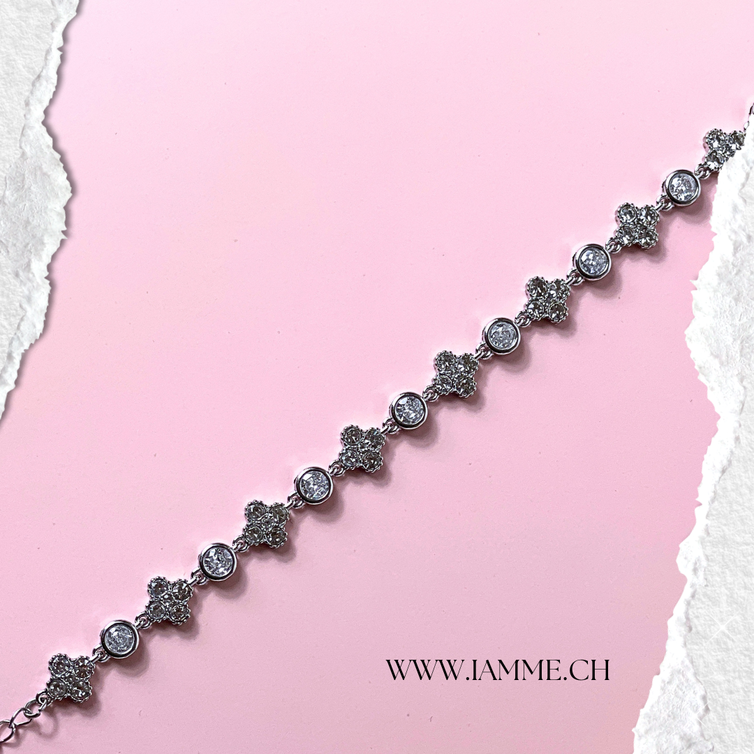 Sparkle Clover Bracelet