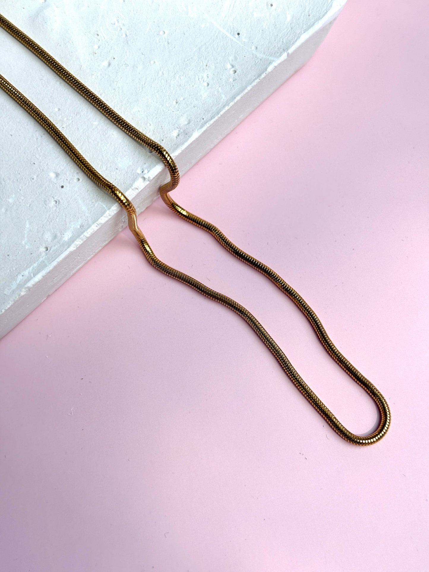 Round Snake gold/silber