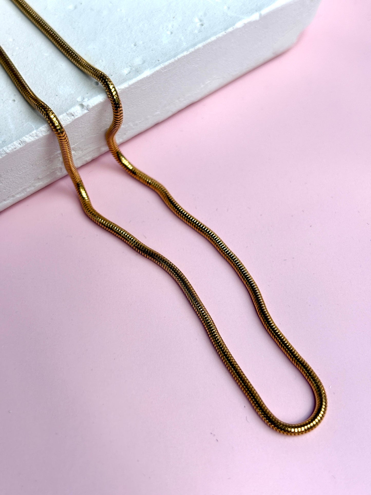 Round Snake gold/silber