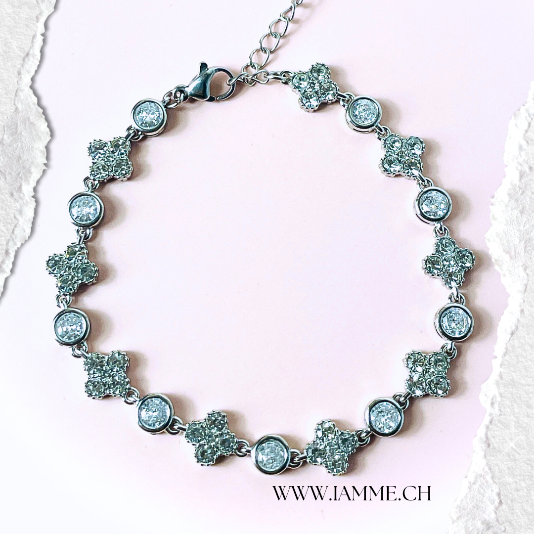 Sparkle Clover Bracelet