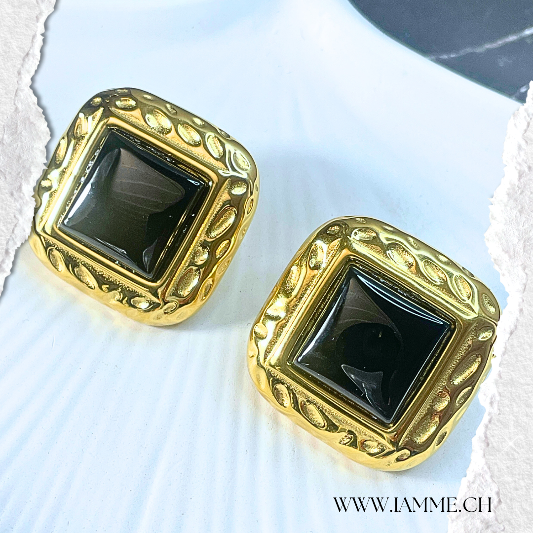 Ohrstecker „Royal Noir“