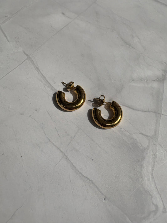 Bold Hoops mini 18k