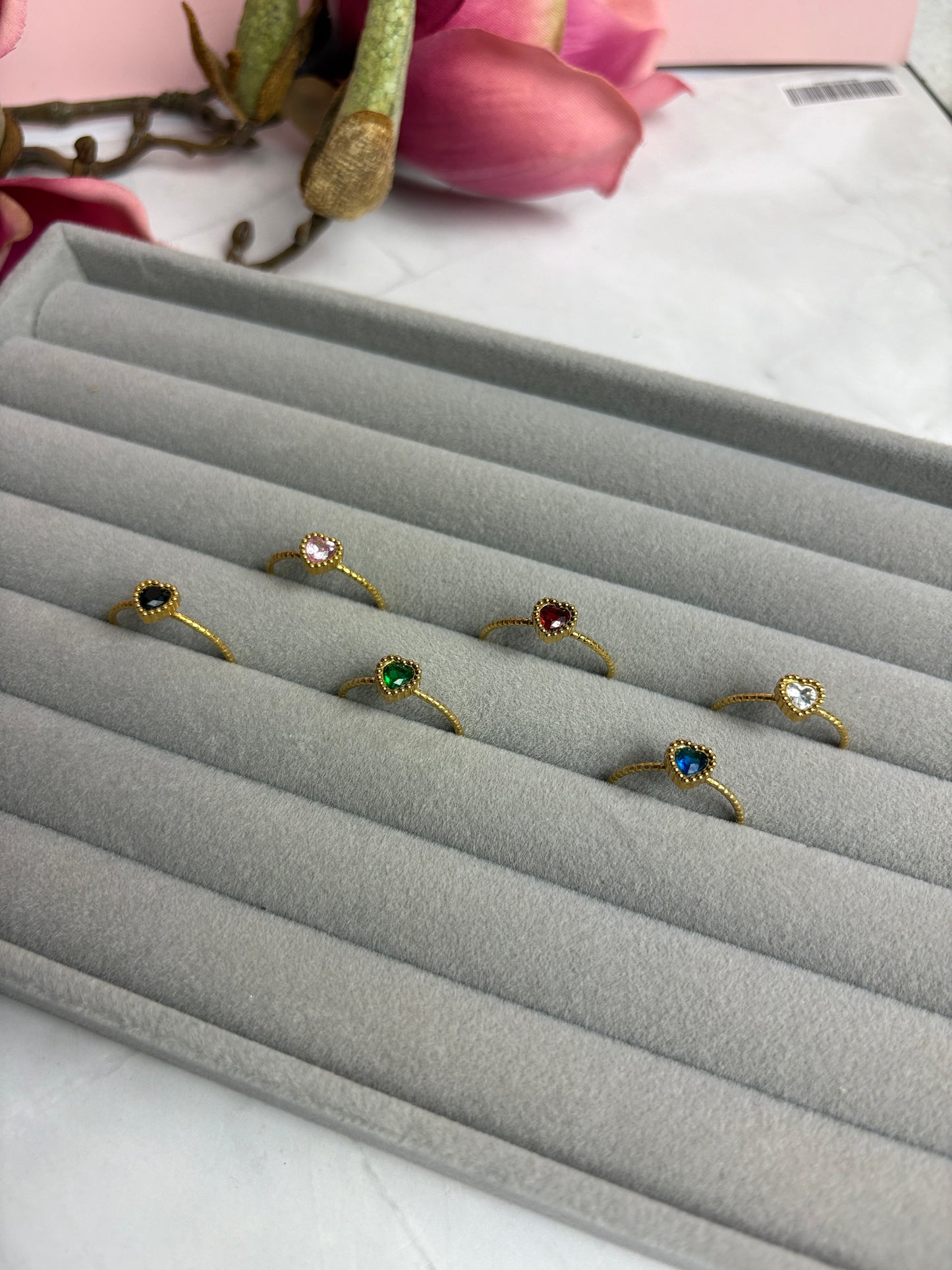 „Sweetheart“ Fingerring (verstellbar)