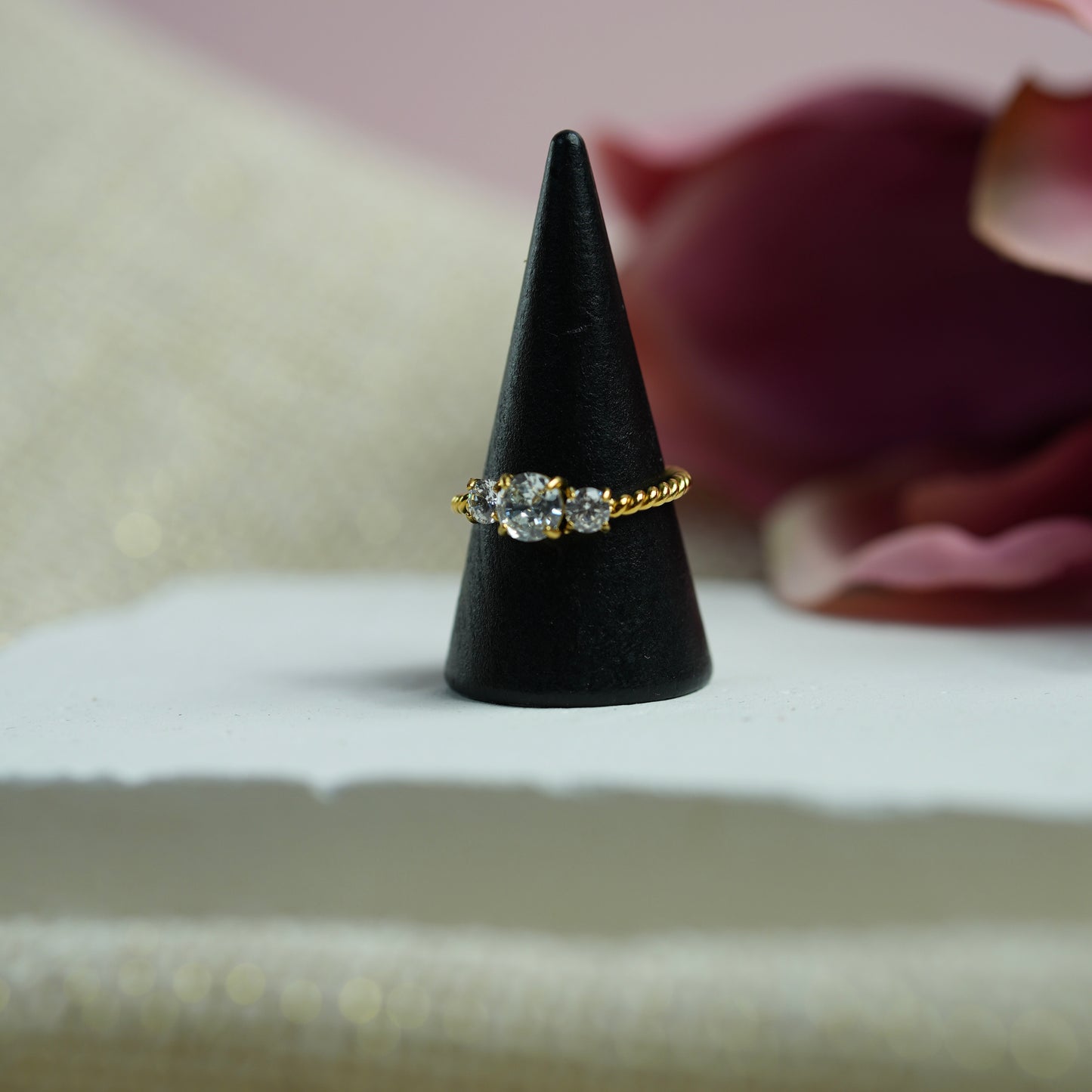 „Britney“ Fingerring