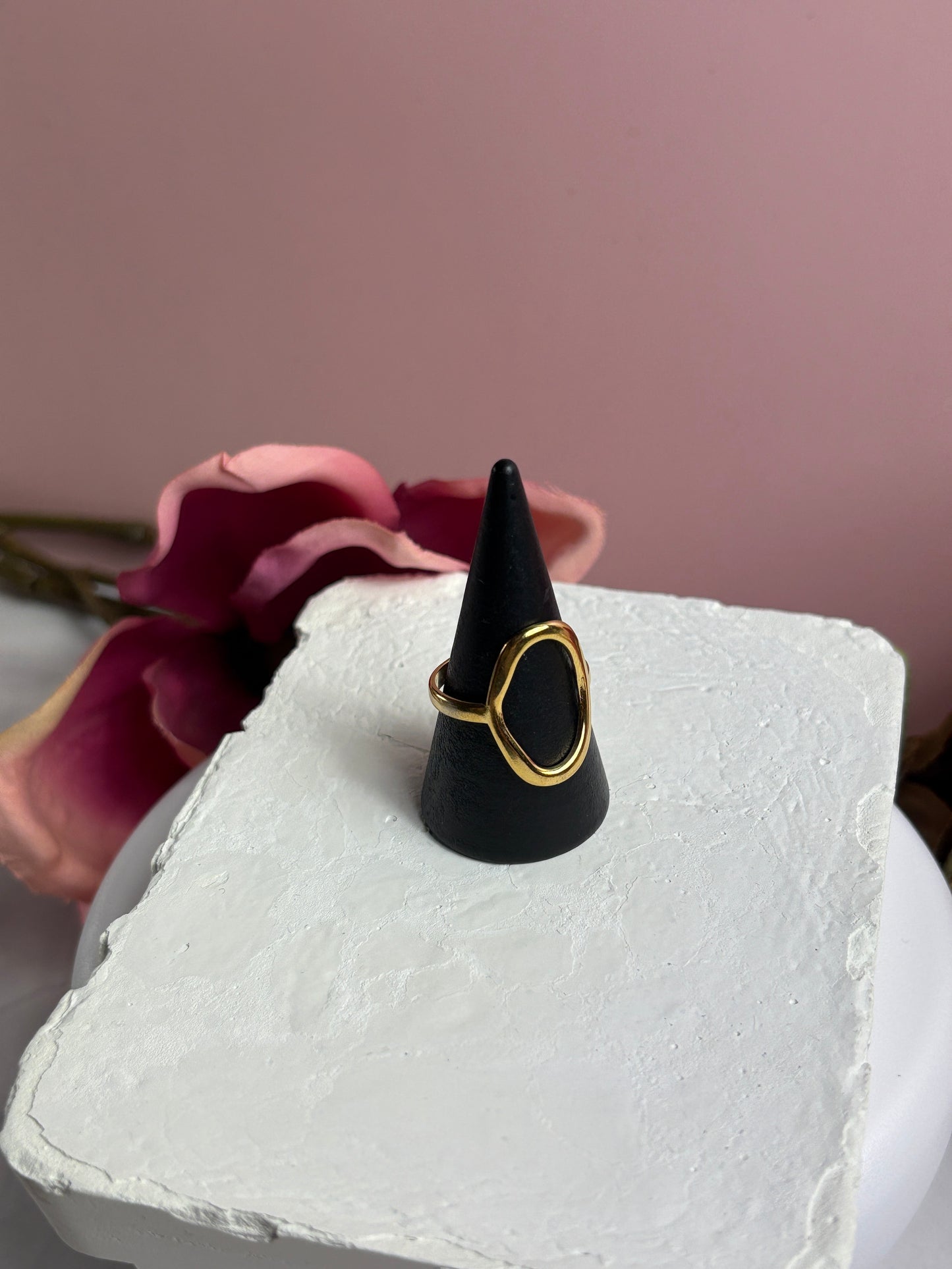 Fine Oval Fingerring ( verstellbar)