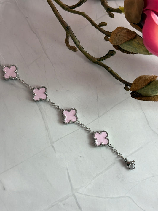 Clover light rosa gold/silber