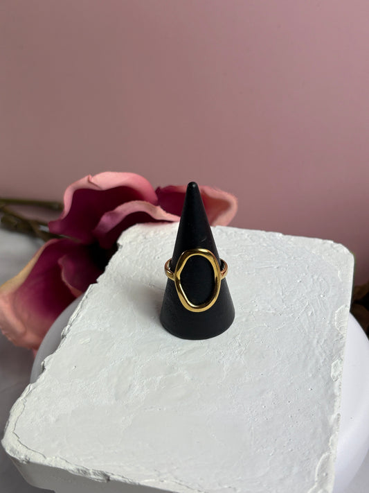 Fine Oval Fingerring ( verstellbar)
