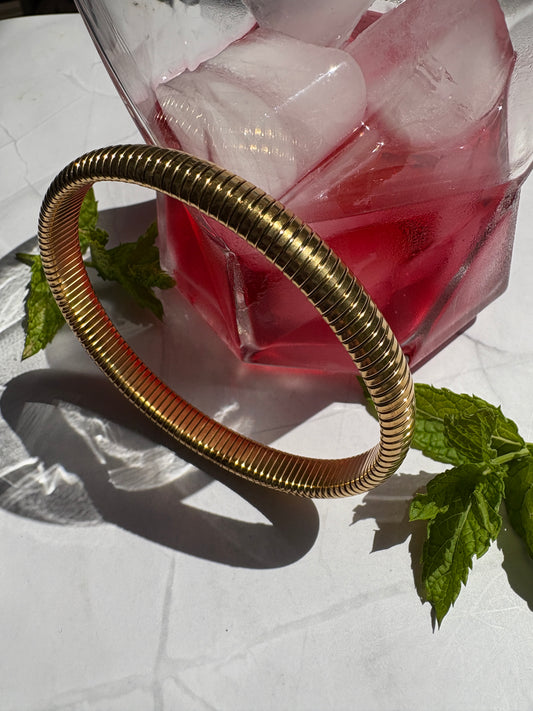Elegantes Stretch-Armband – 18K vergoldet