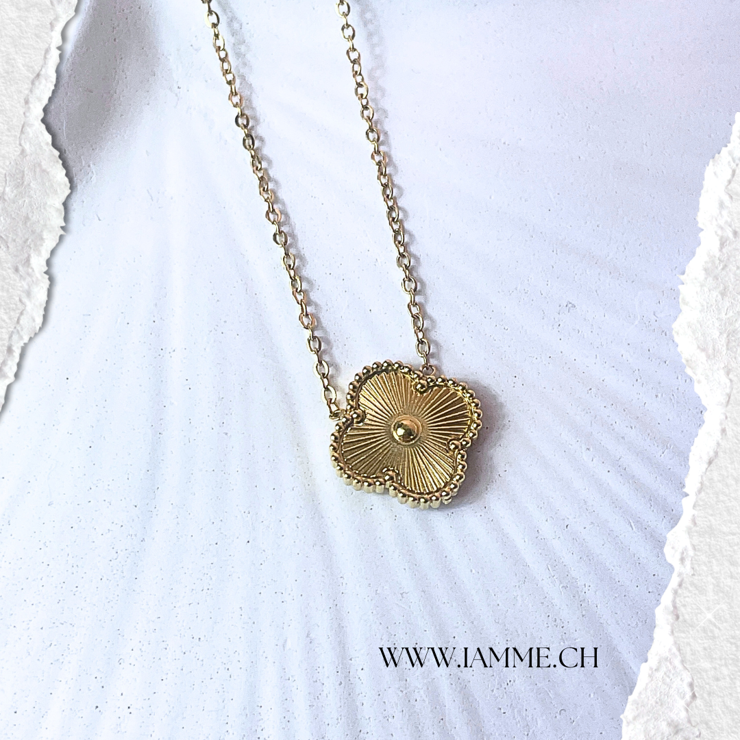 Clover Gold Halskette